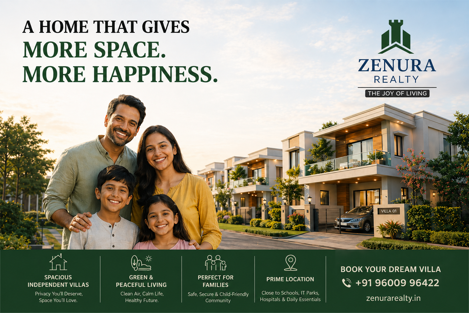 Zenura Realty - A Home That Gives More Space More Happiness